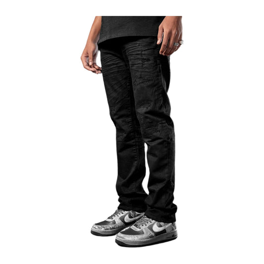 Jordan Craig Collins "Tribeca" Twill Pant — Black, view 2