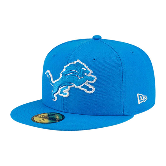 New Era Detroit Lions 59FIFTY Fitted — Honolulu Blue, view 2