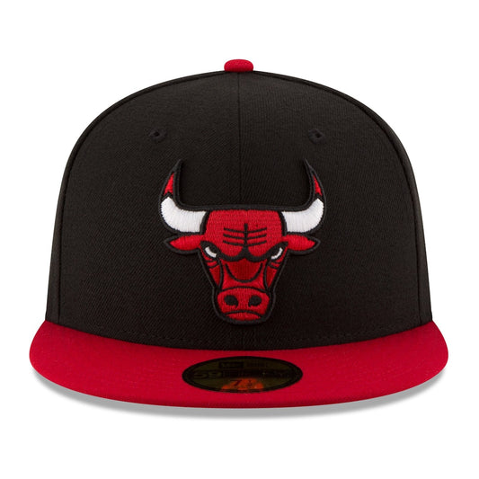 New Era Chicago Bulls 2Tone 59FIFTY Fitted — Red/Black, view 2