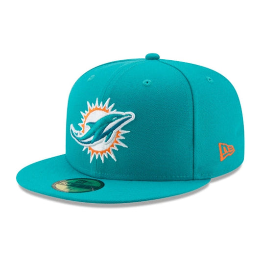 New Era Miami Dolphins 59FIFTY Fitted — Aqua, view 2