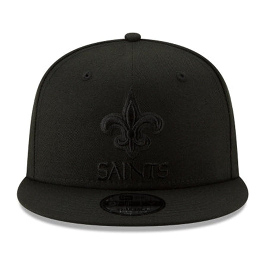 New Era New Orleans Saints 9FIFTY Snapback — Black on Black