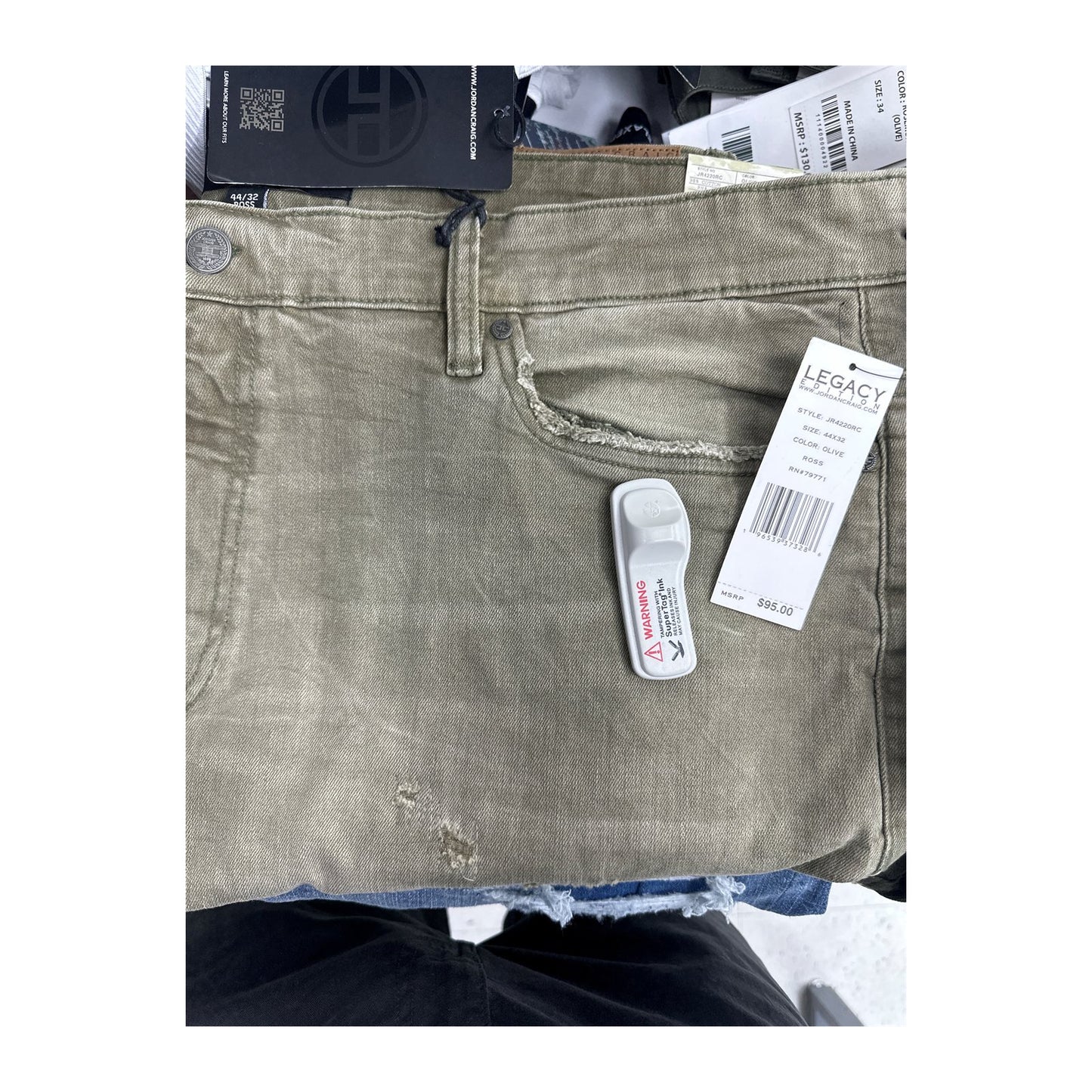 Jordan Craig Ross "Meadowlands" Denim — Brown
