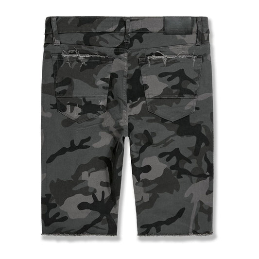 Jordan Craig "OG Tulsa" Camo Twill Short — Black Camo, view 2