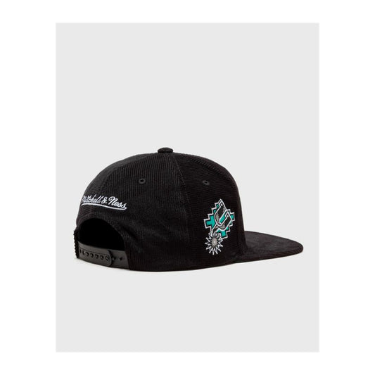 Mitchell & Ness San Antonio Spurs All Directions Corduroy Snapback, view 2