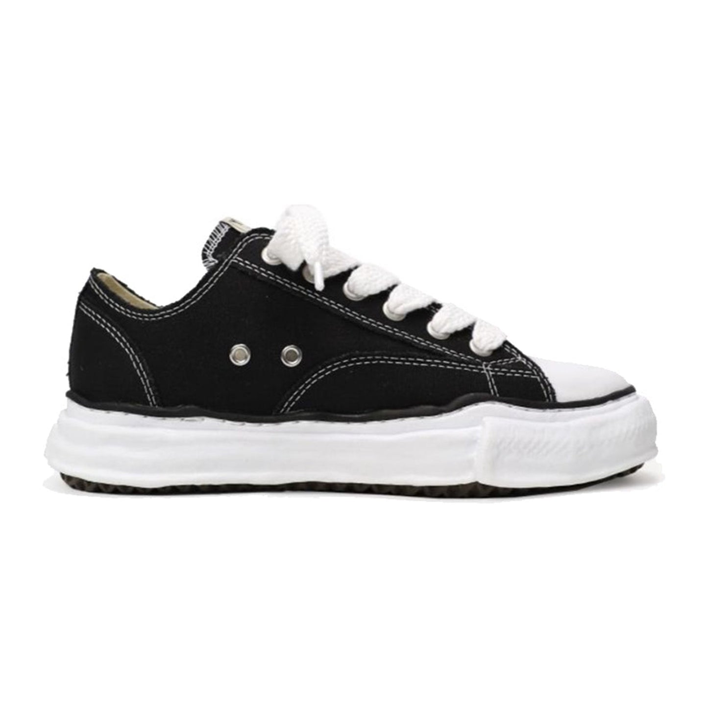 Maison MIHARA YASUHIRO Peterson OG Sole Canvas Low — Black