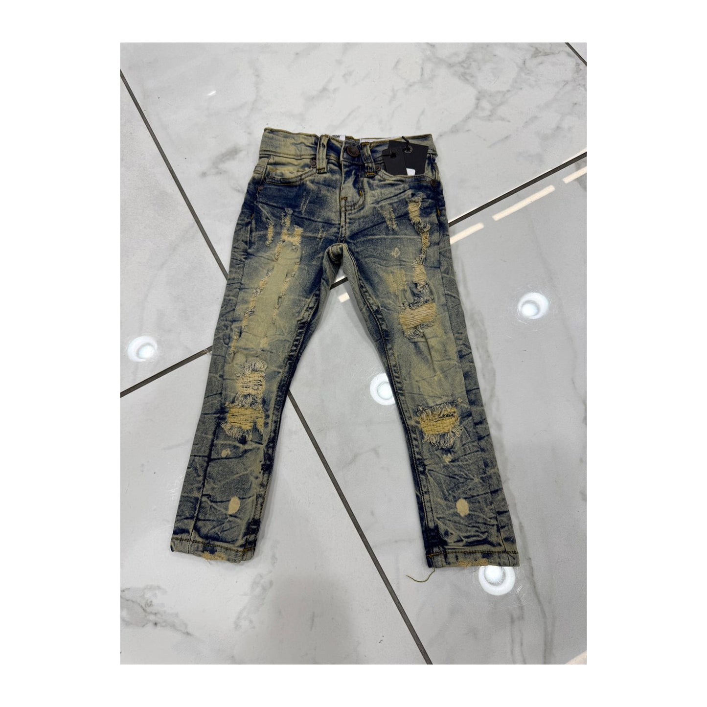 Evolution in Design Boys' Slim Stretch Denim — Light Tint