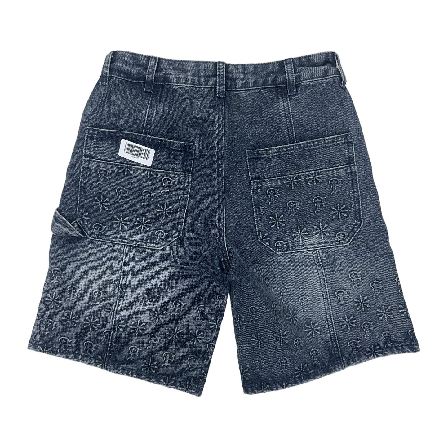 Prestige Flag Print Carpenter Denim Short, view 2