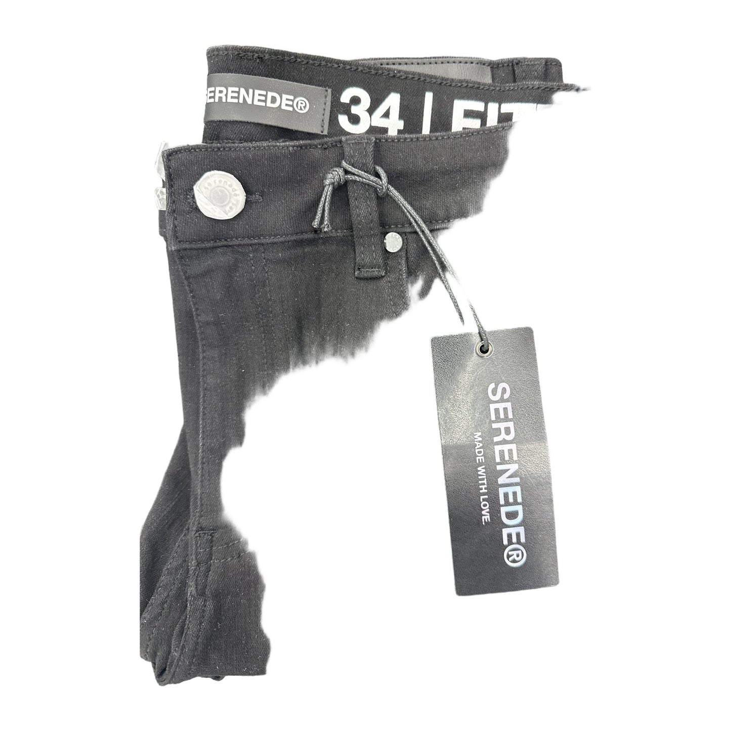 Serenede Black Fitted Jean, view 5