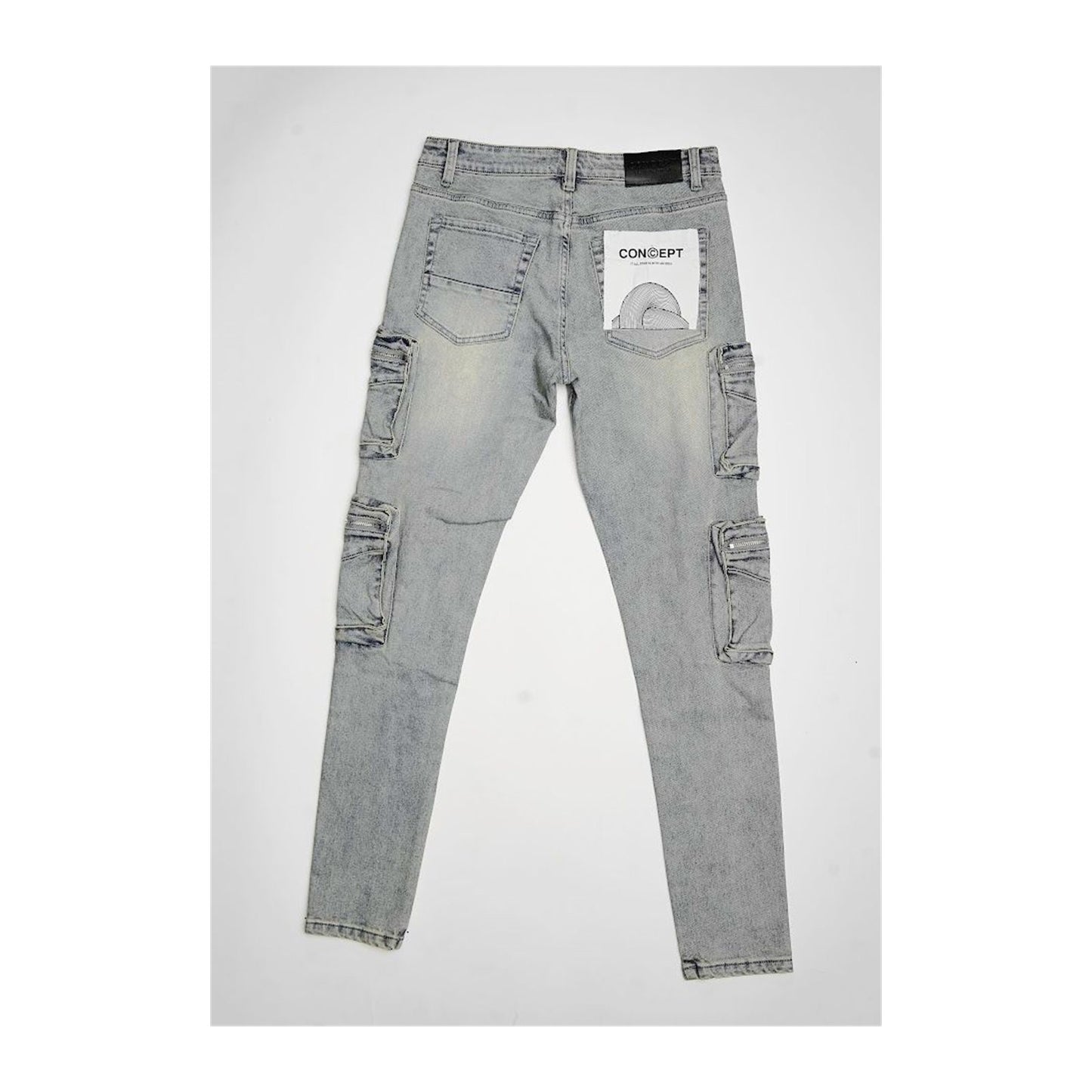 Concept Dunkirk Cargo Denim — Light Blue, view 16