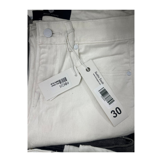 Focus 5244 Premium Clean Slim Denim — White, view 2