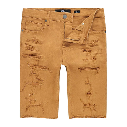 Jordan Craig "OG Tulsa" Twill Short — Summer Wheat, view 2