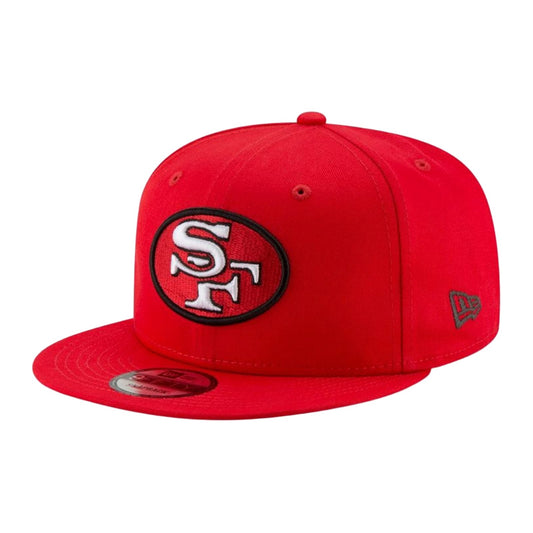 New Era San Francisco 49ers Throwback 9FIFTY Snapback — Scarlet