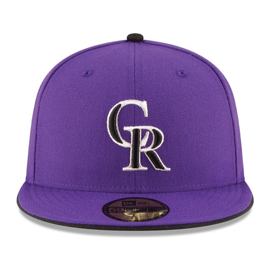 New Era Colorado Rockies Alt 2 Authentic Collection 59FIFTY Fitted — Purple