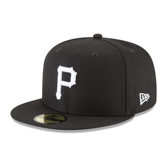 New Era Pittsburgh Pirates 59FIFTY Fitted — Black/White