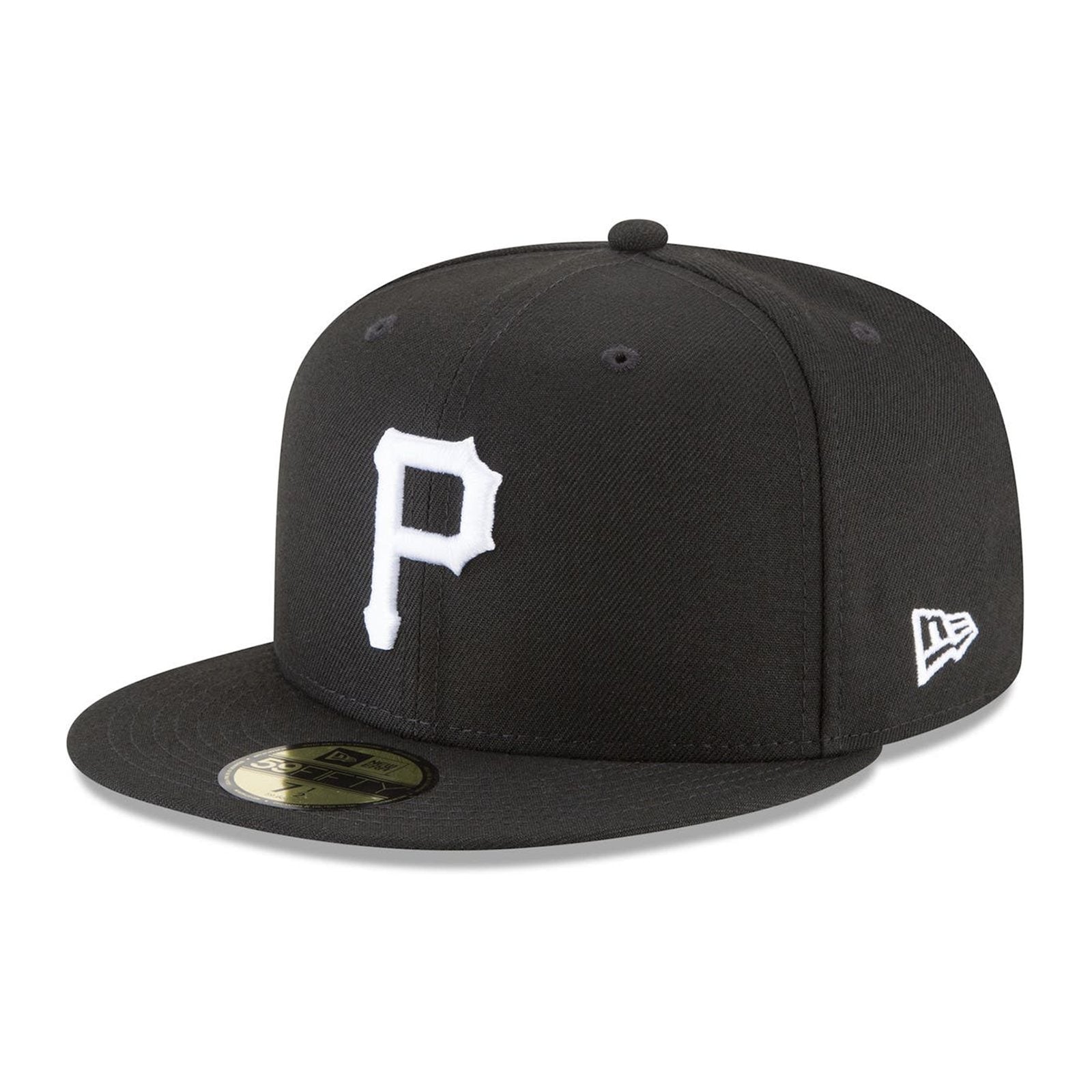 New Era Pittsburgh Pirates 59FIFTY Fitted — Black/White, view 2