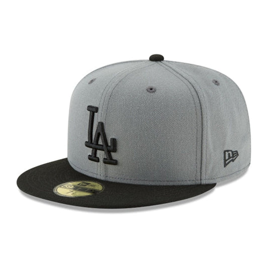 New Era Los Angeles Dodgers 2Tone 59FIFTY Fitted — Black/Grey
