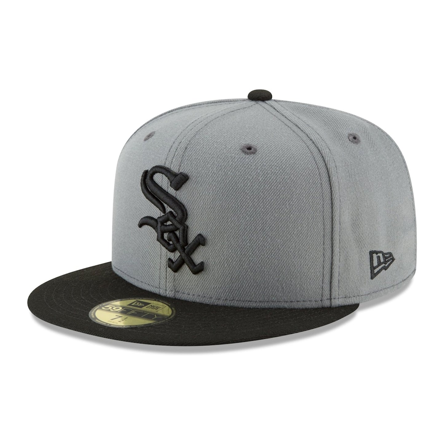 New Era Chicago White Sox 2Tone 59FIFTY Fitted — Grey/Black, view 3