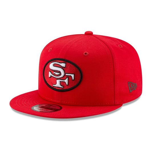 New Era San Francisco 49ers Throwback 9FIFTY Snapback — Scarlet