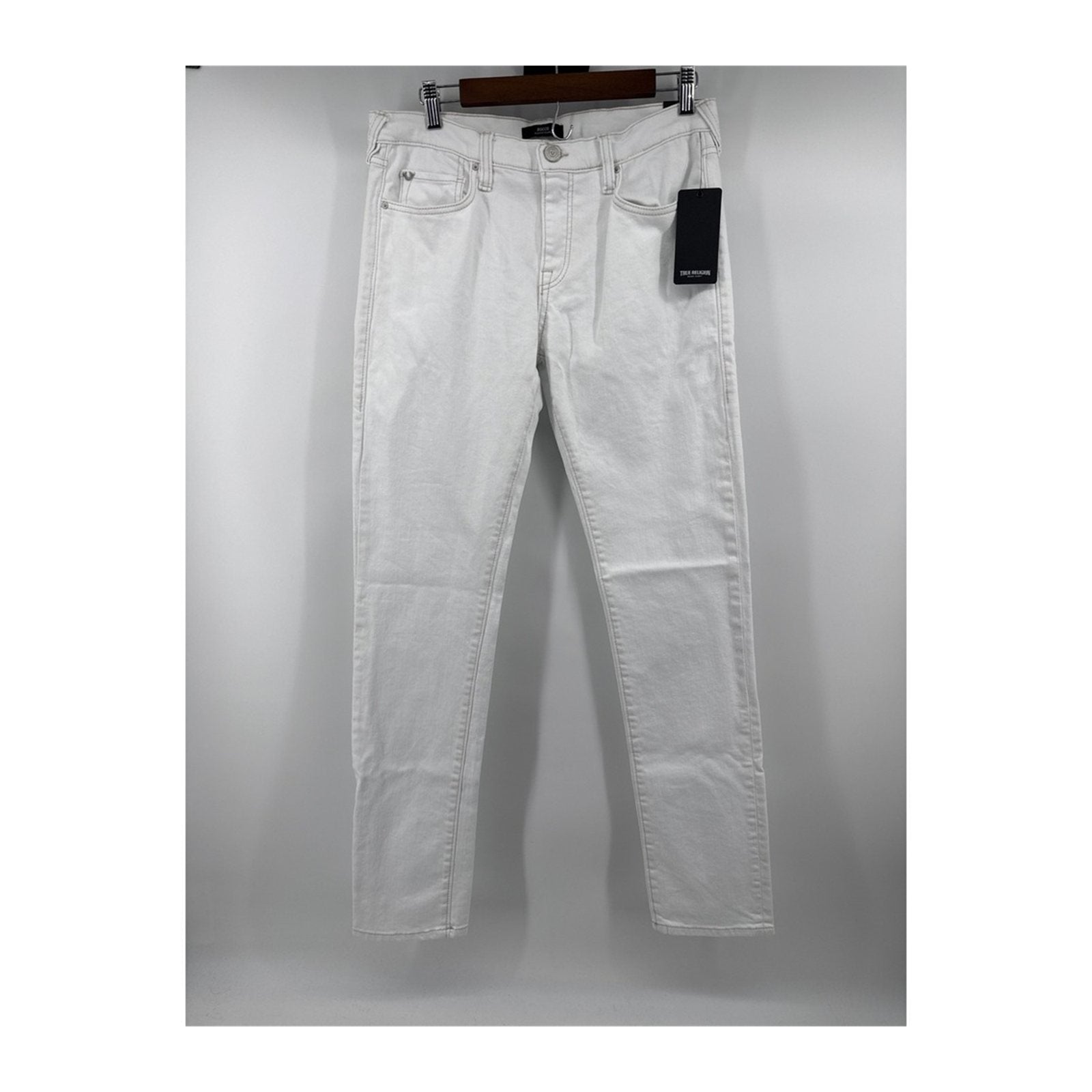 True Religion Rocco Renegade Relaxed Skinny — Optic White