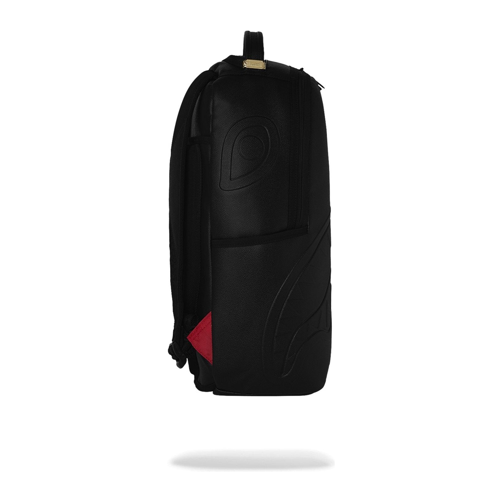 sprayground gold brick drip black backpack