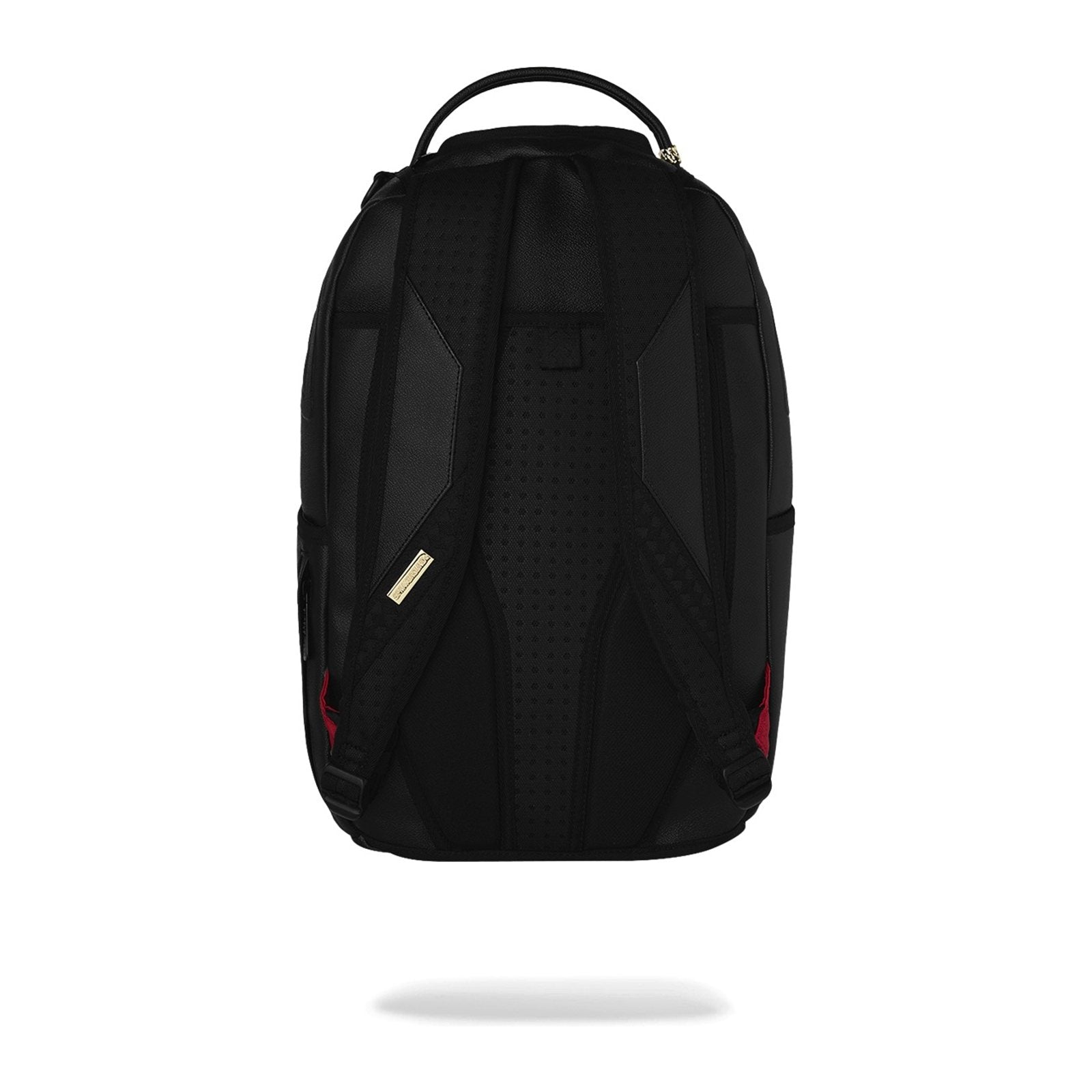 sprayground gold brick drip black backpack