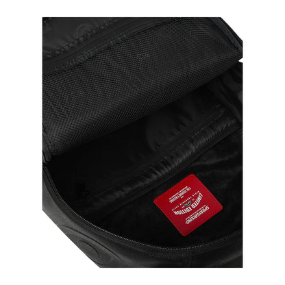 sprayground gold brick drip black backpack