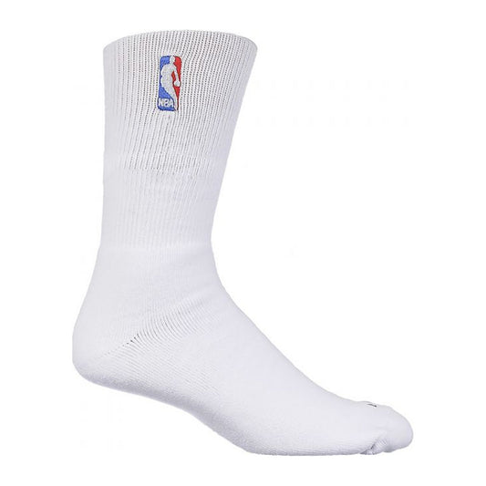 For Bare Feet NBA Logoman Crew Sock — White