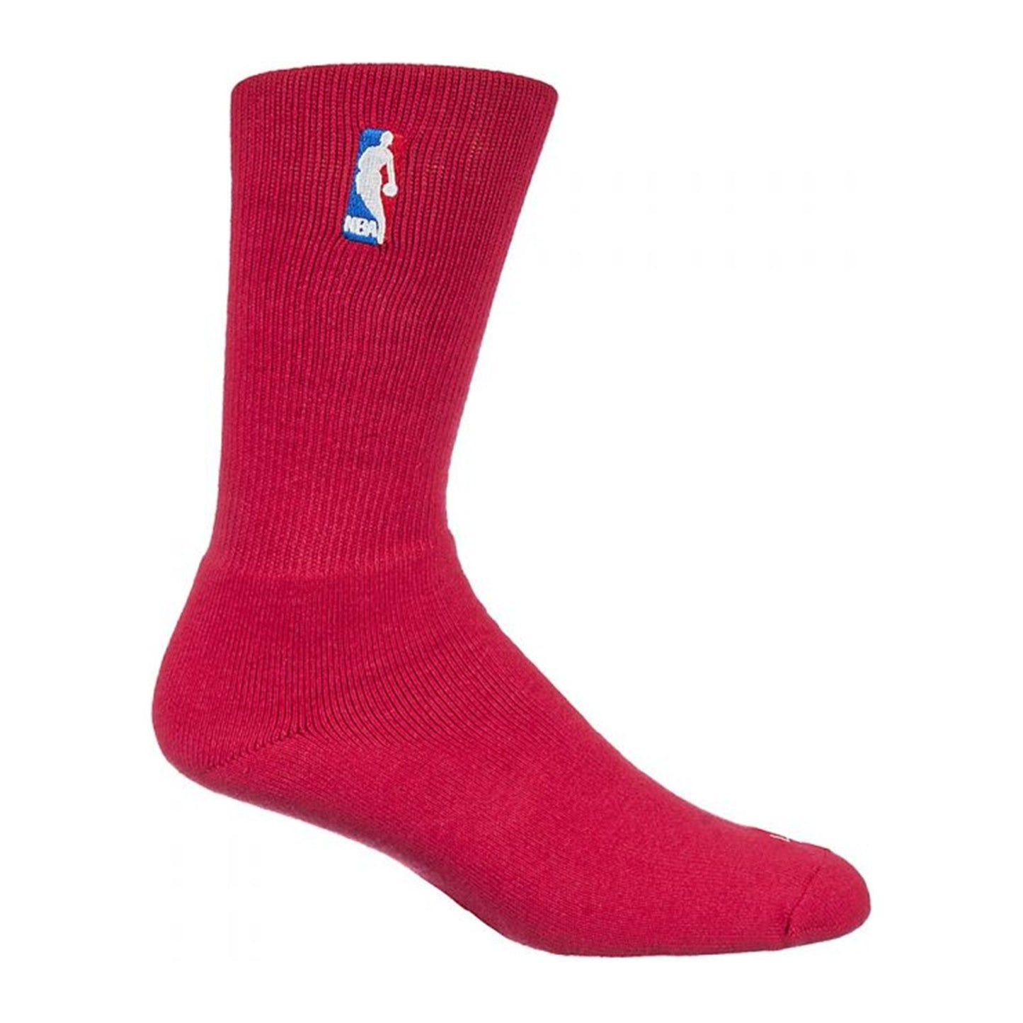 For Bare Feet NBA Logoman Crew Sock — Red