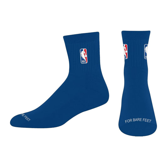 For Bare Feet NBA Logoman Quarter Sock — Royal
