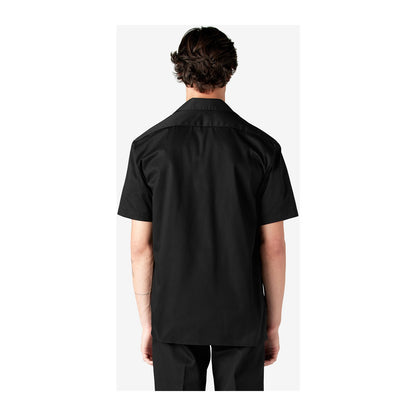 Dickies 1574 Short Sleeve Work Shirt — Black, view 4