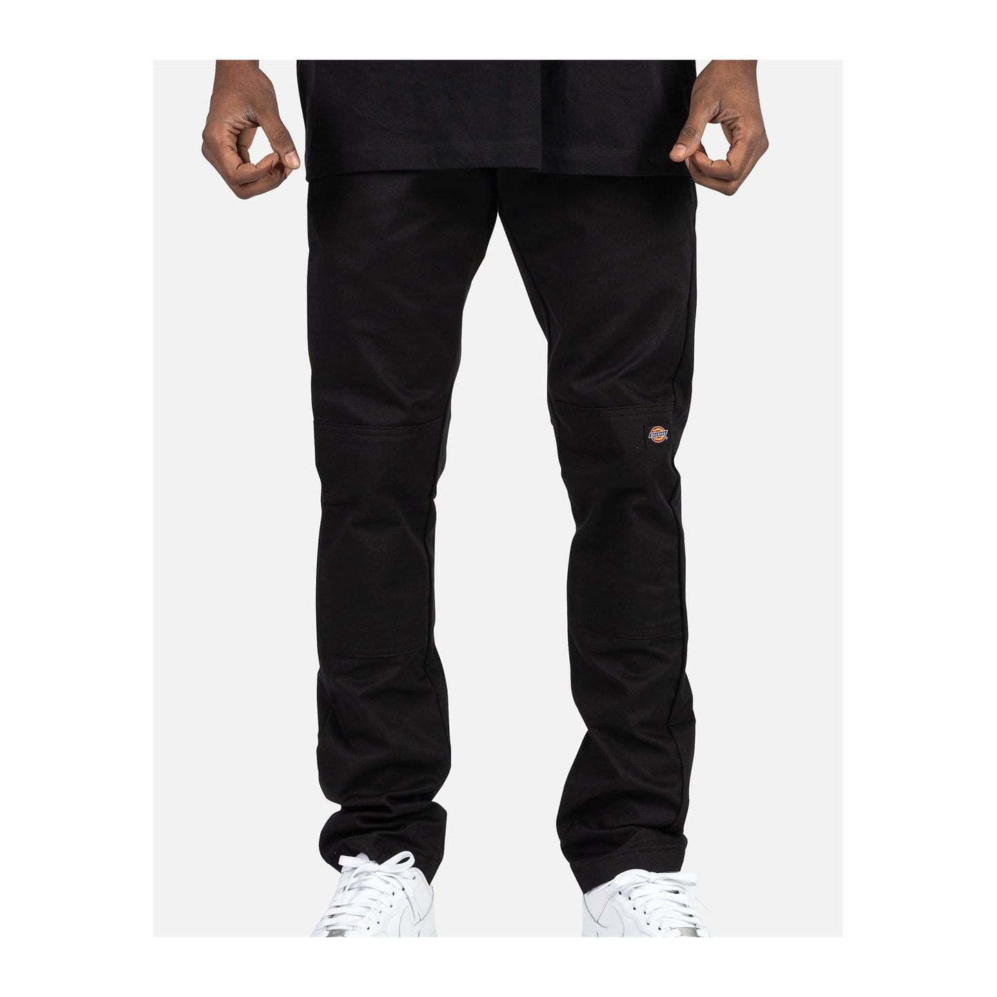 Dickies WP811 Skinny Straight Double Knee Work Pant — Black, view 3