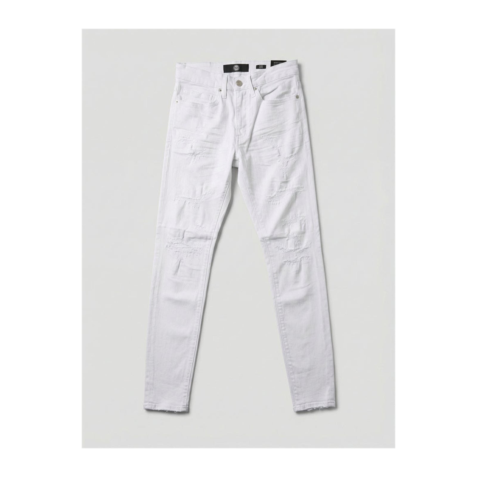Jordan Craig Ross Fit Shredded Jean — White, view 2