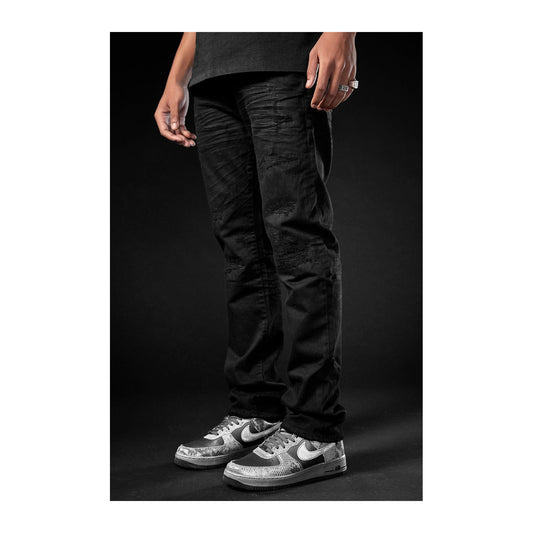 Jordan Craig Collins "Tribeca" Twill Pant — Black