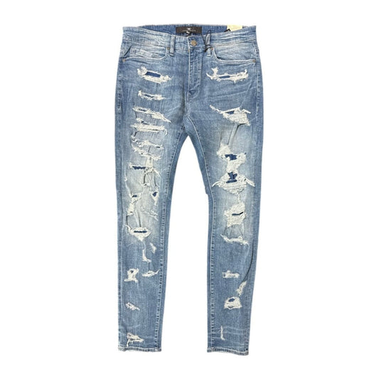Jordan Craig Ross "Black Widow" Denim — Electric Blue