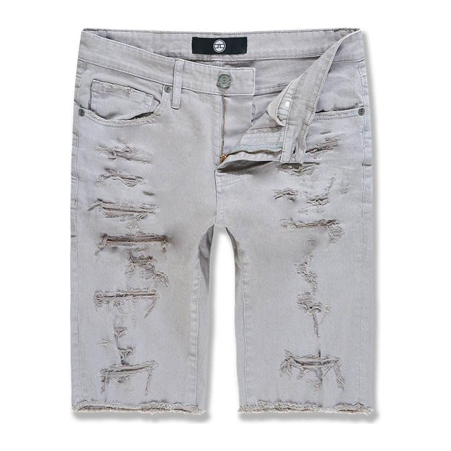 Jordan Craig "OG Tulsa" Twill Short — Light Grey, view 3
