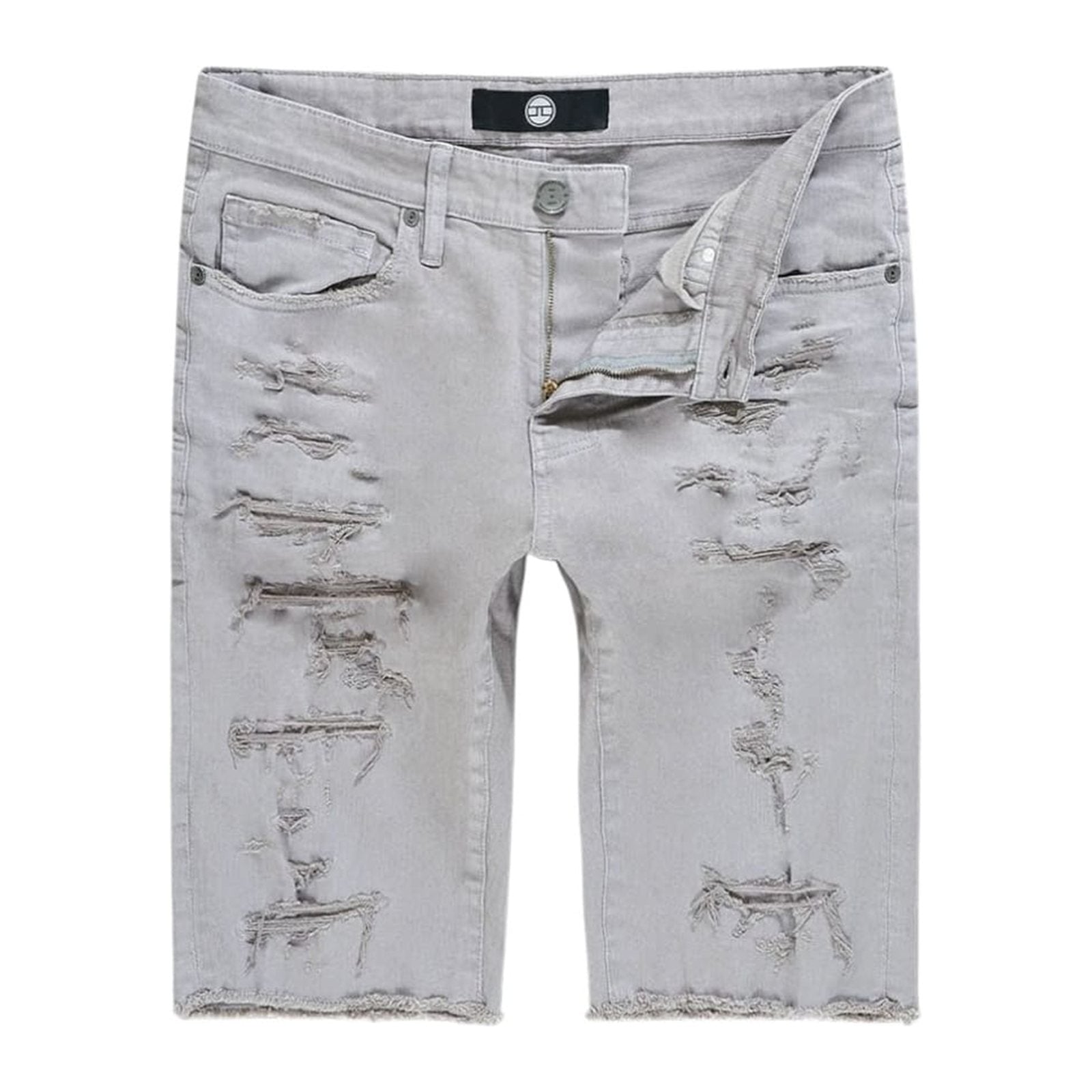 Jordan Craig "OG Tulsa" Twill Short — Light Grey, view 5