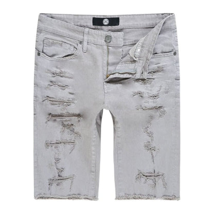 Jordan Craig "OG Tulsa" Twill Short — Light Grey, view 5