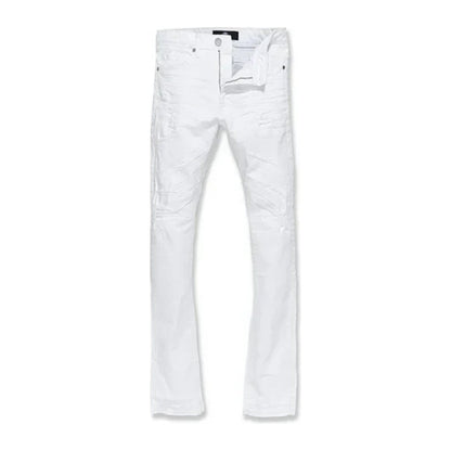 Jordan Craig Martin Stacked Jean — White Heavy Shred, view 2
