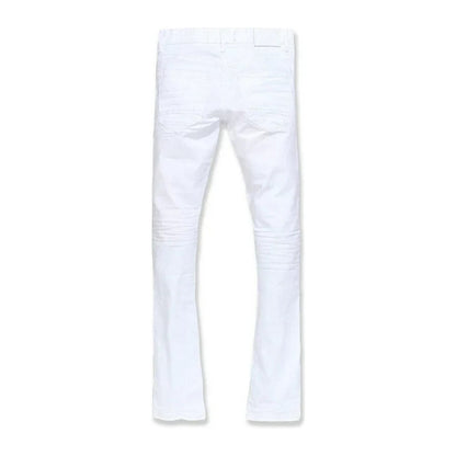 Jordan Craig Martin Stacked Jean — White Heavy Shred, view 3