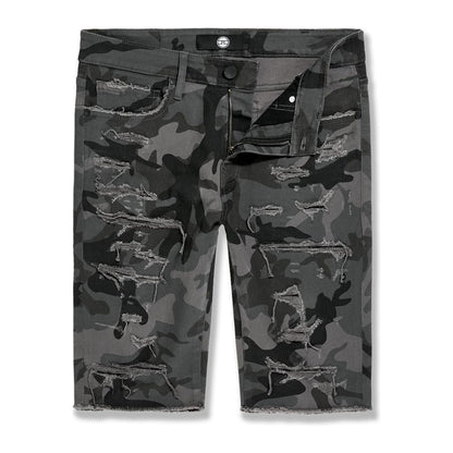 Jordan Craig "OG Tulsa" Camo Twill Short — Black Camo