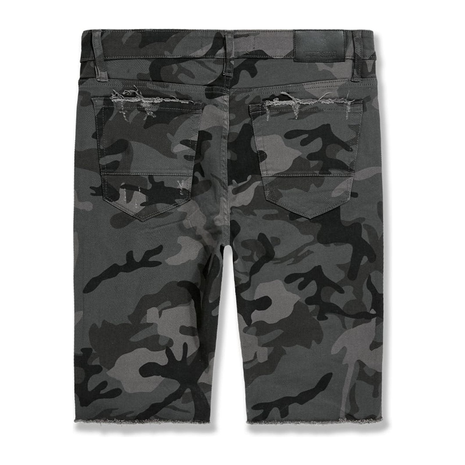 Jordan Craig "OG Tulsa" Camo Twill Short — Black Camo, view 2