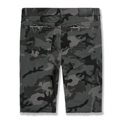 Jordan Craig "OG Tulsa" Camo Twill Short — Black Camo, view 6