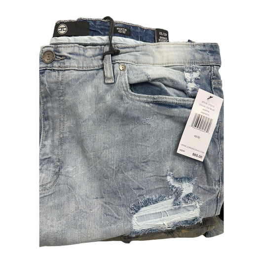 Jordan Craig Martin Distressed Jean — Ice Blue