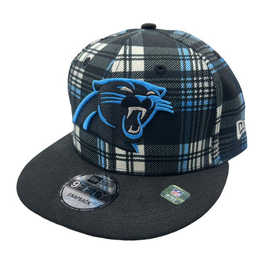 New Era Carolina Panthers Plaid 9FIFTY Snapback