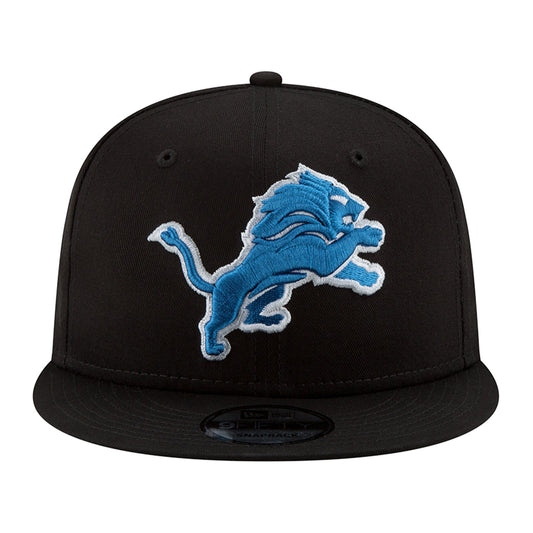 New Era Detroit Lions 9FIFTY Snapback — Black