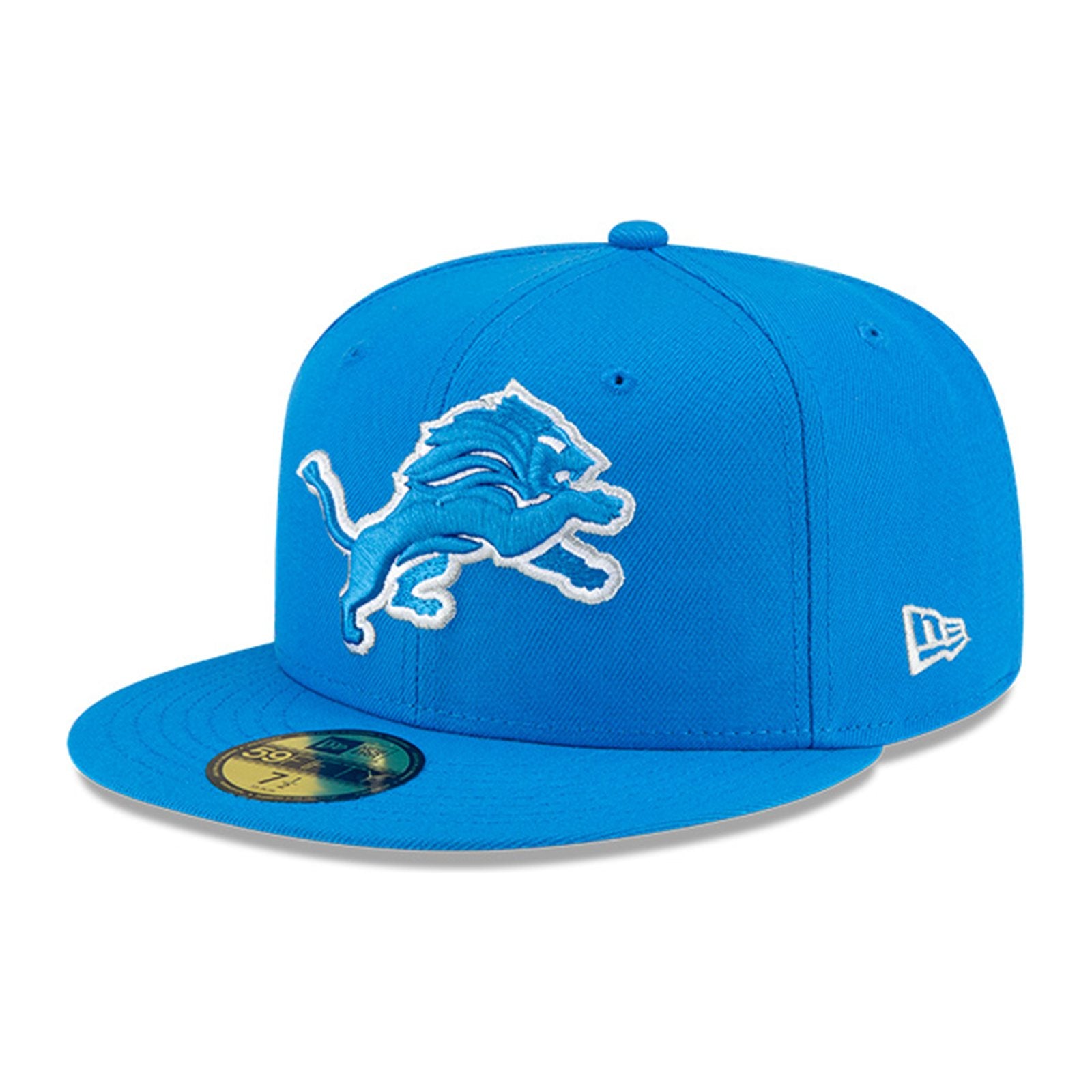 New Era Detroit Lions 59FIFTY Fitted — Honolulu Blue, view 2