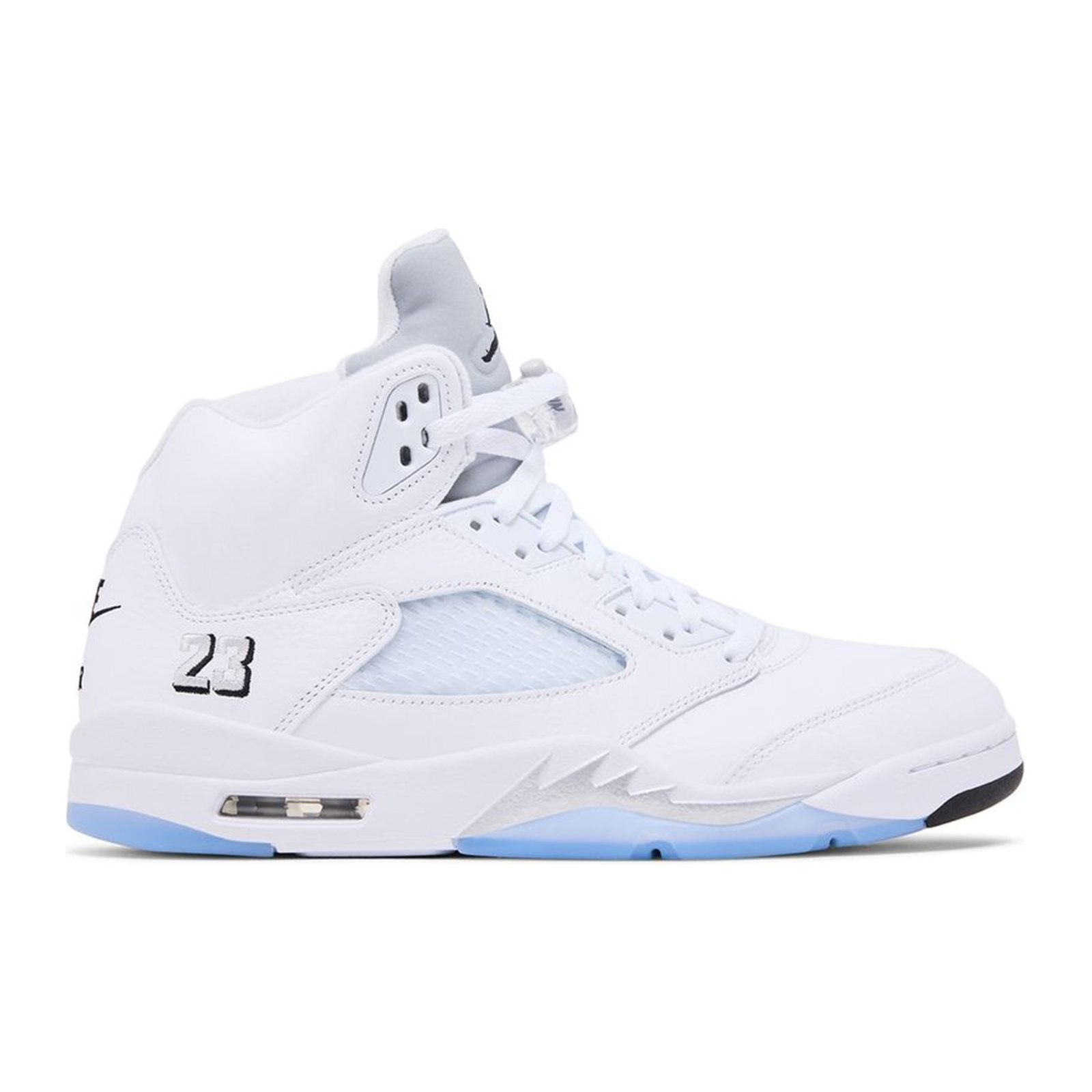 nike air jordan 5 retro og metallic silver