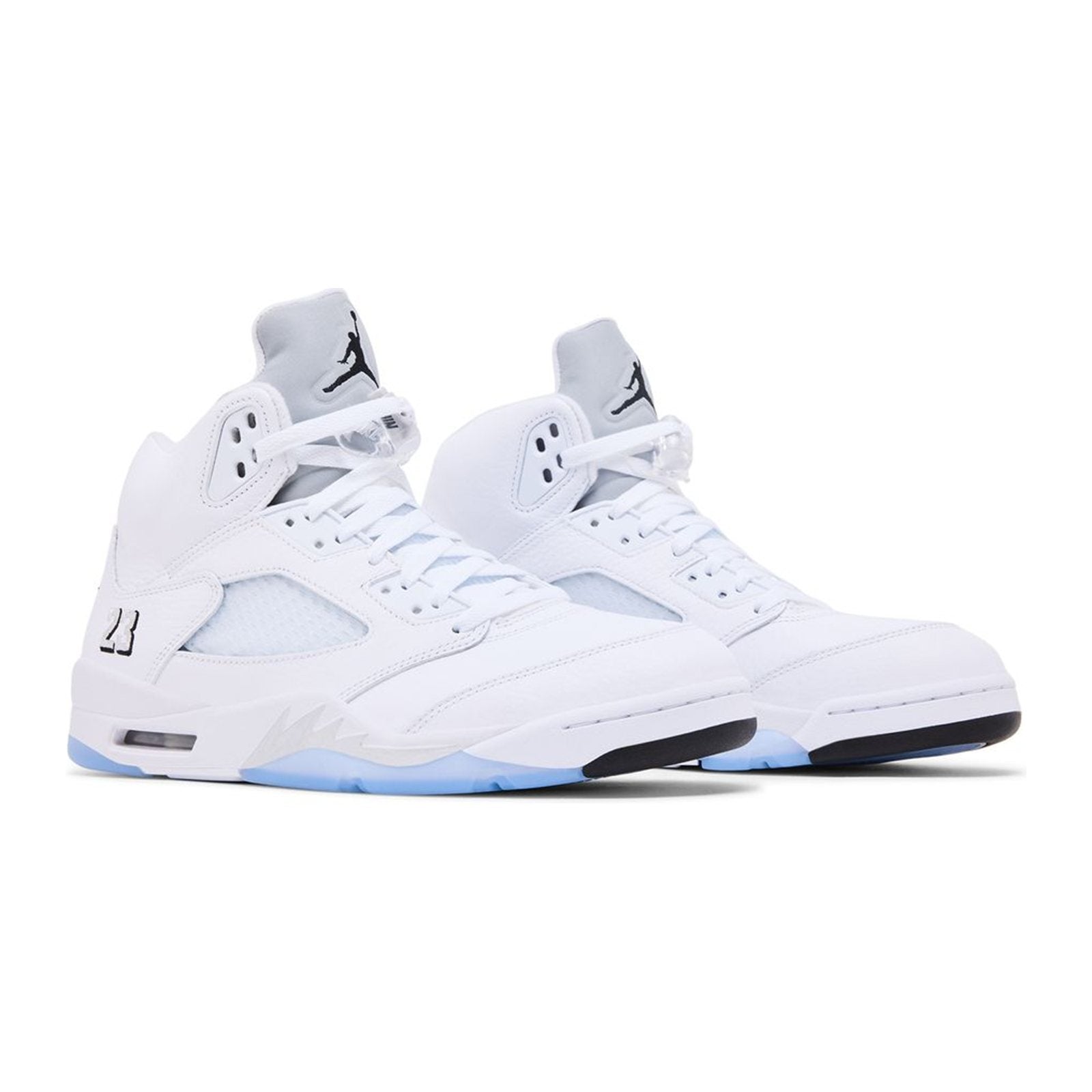 nike air jordan 5 retro og metallic silver