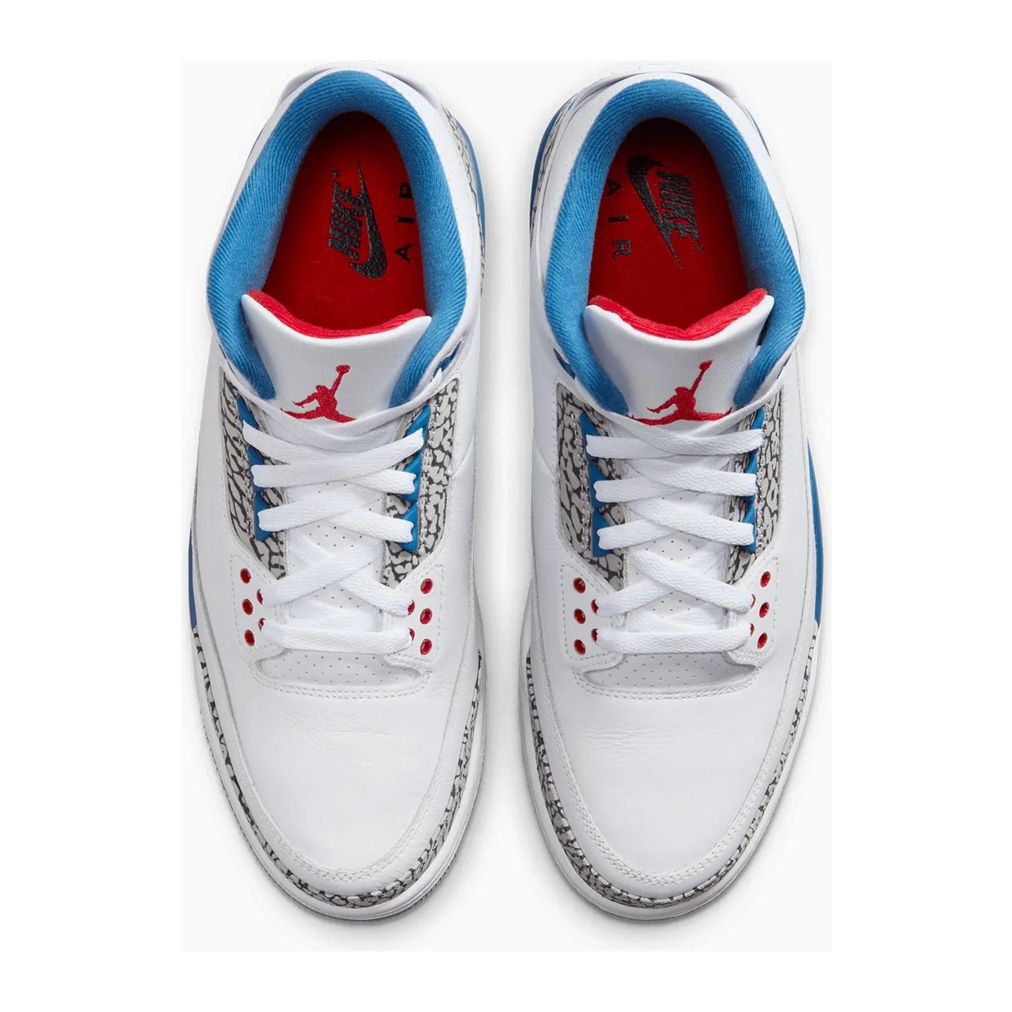 Nike Air Jordan 3 Retro OG White/Fire Red-True Blue