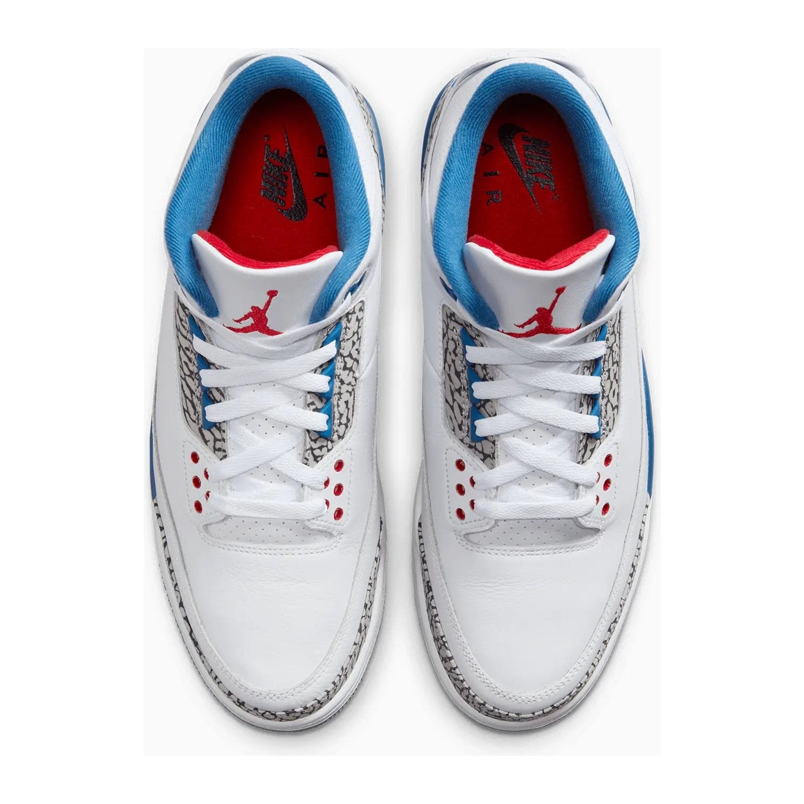 Nike Air Jordan 3 Retro OG White/Fire Red-True Blue